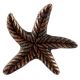 Copper Starfish Metal Knobs 